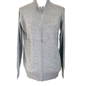 NWT Lady Vesi Rayon, Nylon, Wool And Cashmere Mix Full Zipper Sweatshirt Size L